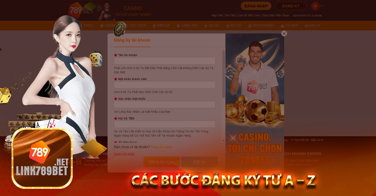 Các bước đăng ký từ A – Z
