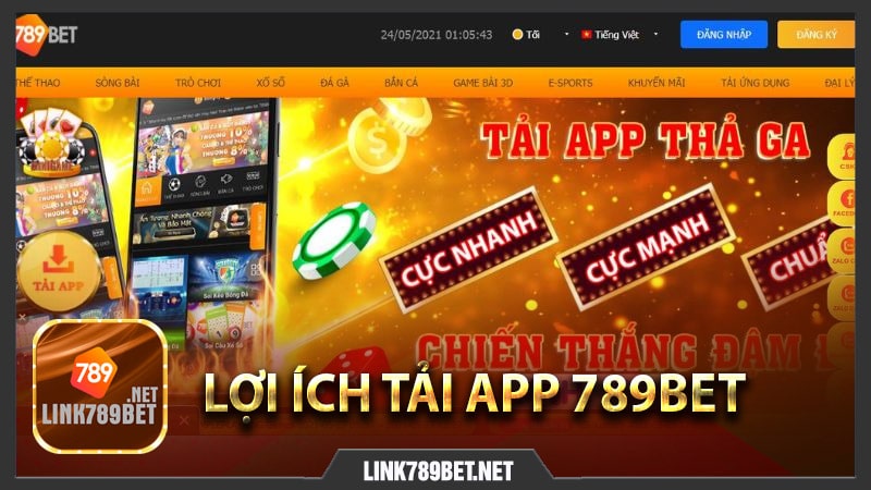 Lợi ích tải app 789bet